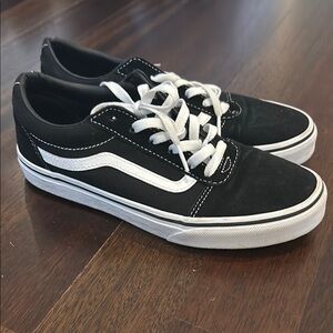 Classic Black and White Sneakers